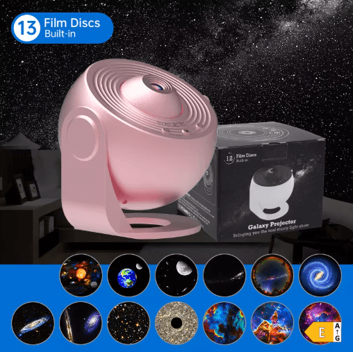 Projektor Galaktyki i Gwiazd 360° - Lampa Planetarium, Prezent na Każdą Okazję